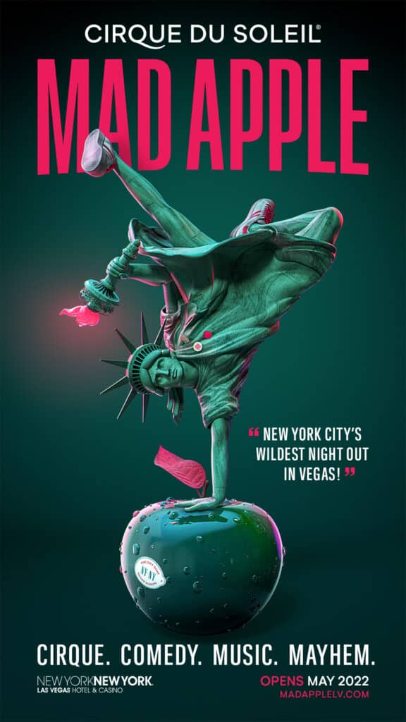 Siobhan Ginty Mad Apple Cirque du Soleil
